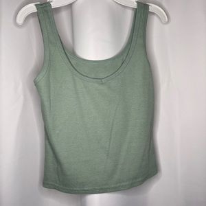 Sage tank top